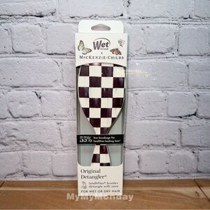MacKenzie Childs X Wet Brush Detangler Hair Brush Courtly Check